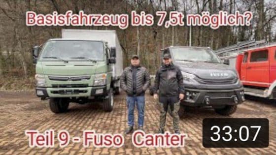 Basisfahrzeuge 7-5 t 9 Fuso Canter