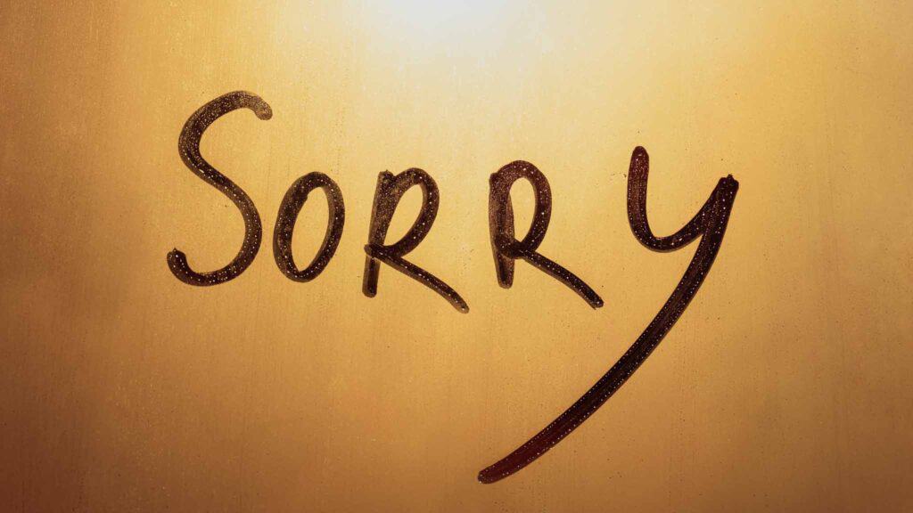 Entschuldigung Verzeihung Vergebung
